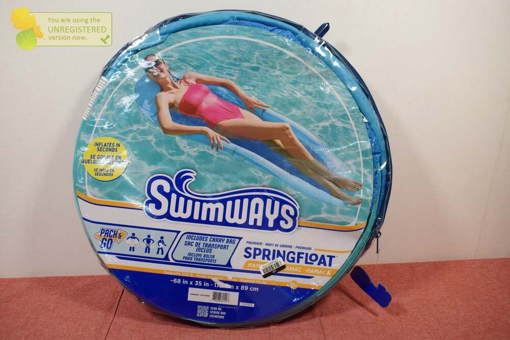 Swimways Spring Float Inflatable Adult Pool Lounger - Picture 1 of 7